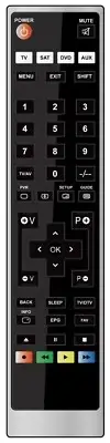Remote Control for TCL TV Model : 49UC6406