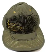 Mossy Oak Youth Boys Mossy Oak 1986 Green Stretch Fit Hat Cap New