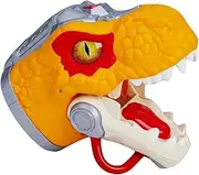 QUMIIRITY Light Sound Dinosaur Puppet for Interactive Hand Puppet for Storytelling and Imagination Play Cartoon Dinosaur for Parent Bonding Activities