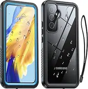 [Oterkin] for Samsung Galaxy A55 Case Waterproof,[IP68 Underwater][12FT Military Shockproof] Samsung A55 Case with Built-in Screen & Lens Protector [360°Full Body Sealed] Samsung A55 5G Phone Case Blue