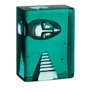 Kosta Boda Azur Stairs Petrol