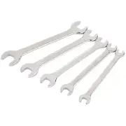 Elora Midget BA Open End Spanner Set 5 Piece 0 to 8 ba Chrome Plated 05210