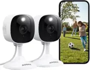 2K Cameras for Home Security-Outdoor/Indoor Camera White