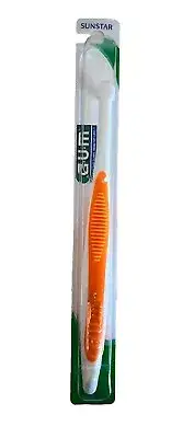 GUM Sunstar 308 End Tuft Brush Orange Made in the USA Toothbrush NEW