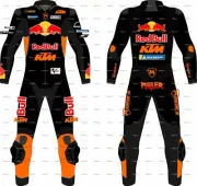 Jack Miller RedBull KTM 2025 Motorbike Racing Leather Suit Motorcycle Sportswear