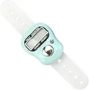 Click Counter - Digital Display Electronic Hand Tally Counter - Number Counter for Golf, Knitting, Crochet, Adjustable Finger Counter, Portable Lap Counter Clicker Pochy