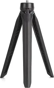 Mini Desktop Tripod,19cm Adjustable Phone Tripod, Portable Fill Light Desktop Mini Phone Holder with 1/4" Screw for Camera Fill Light