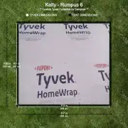 Tyvek Footprint for the Kelty Rumpus 6 Tent