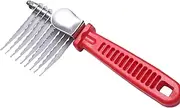 Gentle Detangling Comb for Dogs - Dog Detangler for Matted Hair - Ergonomic Cat Dematting Tools Smooth Brush Supplies for Families Friends Indoor Outdoor