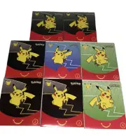 (8) Sealed Pokemon Cards 25th Anniversary McDonalds Booster Promo Packs