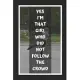 Yes I’’m That Girl Who Did Not Follow The Crowd: Inline Skating Themed Novelty Lined Notebook / Journal To Write In Perfect Gift Item (6 x 9 inches)