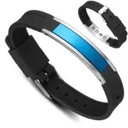 Magnetic Therapy Sports Silicone Bracelet with 4 Power Rare Earth Magnets
