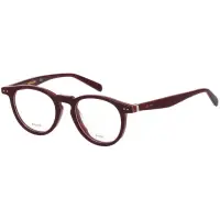在飛比找momo購物網優惠-【CELINE】光學眼鏡 CL41415F(深紅色)