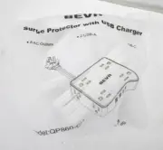 Beva Surge Protector Power Strip 5' Flat Plug Extension Cord 8 Outlet Extender