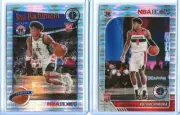 (2) 2019-20 Hoops Premium Stock Rui Hachimura SILVER Pulsar Prizm Rookie Lot