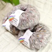 Sale 3BallsX50g Fluffy Soft Colorful Velvet Rugs Shawls Blankets Crochet Yarn 07