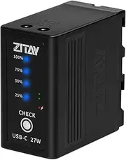 ZITAY NP970 Rechargeable Battery with DC and Type-C Ports Compatible with Sony NP-F970 NP-F930 NP-F950 NP-F960 NP-F550 NP-F530 NP-F330 NP-F570