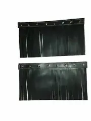 Fit For Indian Chief Black Leather Floorboard Foot Pedal Trim Fringe Tassel