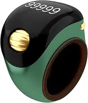Counter Ring | 5 Digit Finger Counter Clicker Ring with Electronic Display | Manual Counting Tool, Prayer Beads Tally Counting Tool for Meditation, Relaxation, Active Fingers