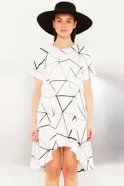 TALULAH Mirror Grid Mini Dress