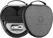AirPod Max Case for Apple AirPods Max: WiWU Smart Headphone Case | Premium AirPods MaxCase with Sleep Mode | Ultra-Slim AirPodMax Accessories Compatible with AirPod Max | Travel Carrying Pouch Bag