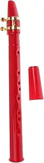 Vaguelly Beginner's Pocket Saxophone Abs Mini Sax Portable Music Instrument Red