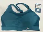 Brooks Fast forward Crossback Sports Bra Ocean Size XS