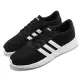 adidas 慢跑鞋 Lite Racer 運動休閒 男鞋 愛迪達 三線 基本款 網布 穿搭 黑 白 B28141 27cm BLACK/WHITE