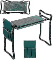 2 Pcs Gardening Tool Side Pockets Storage Bags For Garden Kneeler Stools And Benches (bench Not Included)