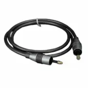 KNTK 3 ft Mini Toslink 3.5mm Audio Cable S/PDIF Digital Fiber Optical DAT Black