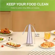 Battery Operated Shoo-Fly Chemical Free Fly Repellent Fan Gold