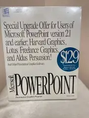 Three Microsoft Office Powerpoint Upgrade Version 4.0 Windows