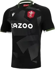 [Macron] Unisex Kids Welsh Rugby 2021/22 Junior Away Replica Shirt Welsh Rugby 2021/22 Junior Away Replica Shirt