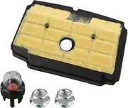 XXUMKL Fit For MS193TC MS193T MS194T Chainsaw Air Cleaner Primer- Bulb Bar Nuts Service Kit 11371201604 Air Filter Tune Up Kit