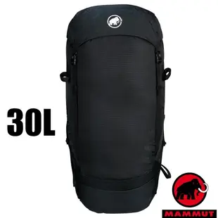 【MAMMUT 長毛象】新款超輕量減震透氣登山健行背包 Ducan 30L / 黑_00320