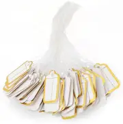 500Pcs Price Tags with String Attached Small Paper Price Tags Jewelry Hanging Pr