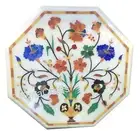 Marble Corner Table Top / Marble Sofa Side Table / Gemstone Coffee Table Top