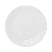L'Objet Perlee White Round Platter