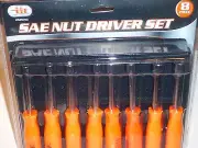 IIT 8 Piece SAE NUT DRIVER SET w STORAGE POUCH 62040 3/16" to 1/2"