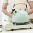 Whistling Tea Kettle 3L Stove Top Cooker Supplies Electric Induction Gas