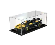 Acrylic Display Case for LEGO 42151 Technic Bugatti Bolide Figure Storage Box Dust Proof Glue Free