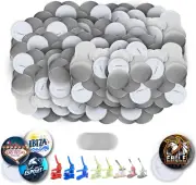 200 Sets of Pinback Button Parts 32Mm (1.25 Inch) - Button Maker Supplies for Bu
