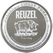 REUZEL Extreme Hold Mat, Pomade, Gray, No Shine, 12.0 oz (340 g)