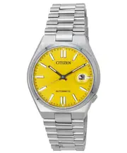 Citizen Tsuyosa Stainless Steel Yellow Dial Automatic NJ0150-81Z 50M Mens Watch