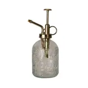 PT Leaf Print Glass Plant Mister Bottle