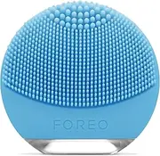 FOREO Luna Go Portable and Personalized Facial Cleansing Brush with Anti-Aging for Combination Skin, 122g