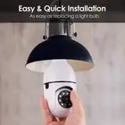 Full HD 1080P Wireless Wifi IP 360° E27 Bulb Home Security Lamp Light Camera