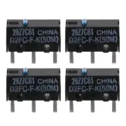 4pcs D2FC-F-K Micro 50M Clicks Gaming Micro 3Pin Blue Dot