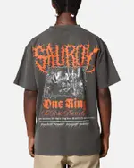 [AMERICAN THRIFT] American Thrift X The Lord Of The Rings Sauron Heavy T-shirt Black Wash - Size S S Black Wash