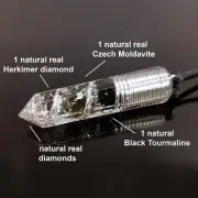Orgonite orgone pendant, Most powerful combination, grounding effect and silver